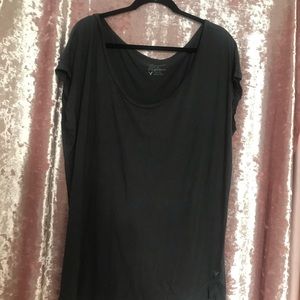 Oversized Cap Sleeve Tee